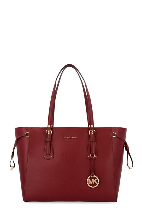 michael kors burgundy tote